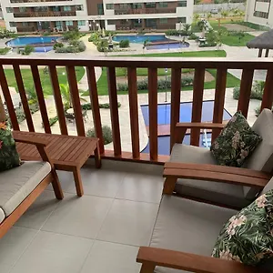 Flat Extraordinário Beira Mar Em Com Pé Na Areia Cupe Living Apartamento